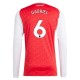 Arsenal Gabriel 6 Hjemmedrakt 2025-2026 L/S Fotballdrakter