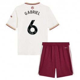Arsenal Gabriel 6 Tredjedrakt Barn 2025-2026 Fotballdrakter