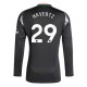 Arsenal Havertz 29 Bortedrakt 2024-2025 L/S Fotballdrakter