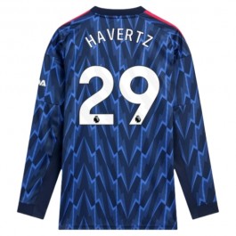 Arsenal Havertz 29 Bortedrakt 2025-2026 L/S Fotballdrakter