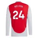Arsenal Nelson 24 Hjemmedrakt 2024-2025 L/S Fotballdrakter