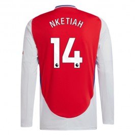Arsenal Nketiah 14 Hjemmedrakt 2024-2025 L/S Fotballdrakter