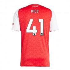 Arsenal Rice 41 Hjemmedrakt 2025-2026 Fotballdrakter