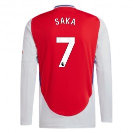 Arsenal Saka 7 Hjemmedrakt 2024-2025 L/S Fotballdrakter
