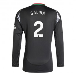 Arsenal Saliba 2 Bortedrakt 2024-2025 L/S Fotballdrakter