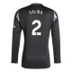 Arsenal Saliba 2 Bortedrakt 2024-2025 L/S Fotballdrakter