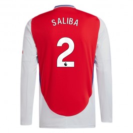 Arsenal Saliba 2 Hjemmedrakt 2024-2025 L/S Fotballdrakter