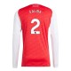 Arsenal Saliba 2 Hjemmedrakt 2025-2026 L/S Fotballdrakter
