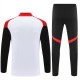 Arsenal Treningsdress 2025-26 - 1-4 Zip Hvit