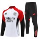 Arsenal Treningsdress Barn 2025-26 - 1-4 Zip Hvit