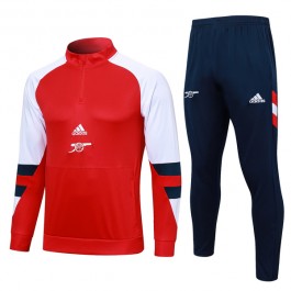 Arsenal Treningsdresser 2023-24 - 1-4 Zip Rød