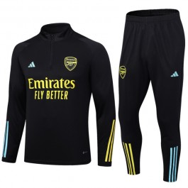 Arsenal Treningsdresser 2023-24 - 1-4 Zip Svart