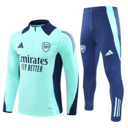 Arsenal Treningsdresser 2024-25 - 1-4 Zip Blå