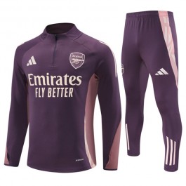 Arsenal Treningsdresser 2024-25 - 1-4 Zip Purple