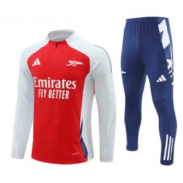 Arsenal Treningsdresser 2024-25 - 1-4 Zip Rød