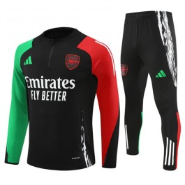 Arsenal Treningsdresser 2024-25 - 1-4 Zip Svart
