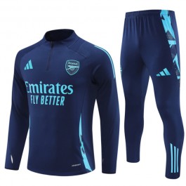 Arsenal Treningsdresser Barn 2024-25 - 1-4 Zip Marineblå