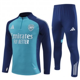 Arsenal Treningsdresser Barn 2025-26 - 1-4 Zip Grønn