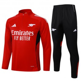 Arsenal Treningsdresser Barn 2025-26 - 1-4 Zip Rød