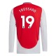 Arsenal Trossard 19 Hjemmedrakt 2024-2025 L/S Fotballdrakter