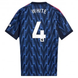 Arsenal White 4 Bortedrakt 2025-2026 Fotballdrakter