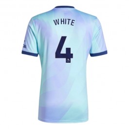 Arsenal White 4 Tredjedrakt 2024-2025 Fotballdrakter