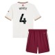 Arsenal White 4 Tredjedrakt Barn 2025-2026 Fotballdrakter