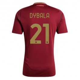 AS Roma Dybala 21 Hjemmedrakt 2024-2025 Fotballdrakter