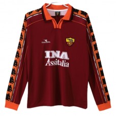 AS Roma Hjemmedrakt Retro 1998-1999 L/S Fotballdrakter