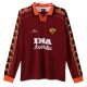 AS Roma Hjemmedrakt Retro 1998-1999 L/S Fotballdrakter