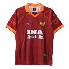 AS Roma Hjemmedrakt Retro 1999-2000 Fotballdrakter