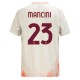 AS Roma Mancini 23 Bortedrakt 2024-2025 Fotballdrakter