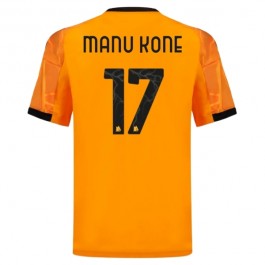 AS Roma Manu Kone 17 Bortedrakt 2025-2026 Fotballdrakter