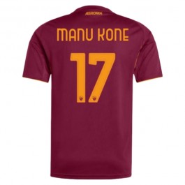 AS Roma Manu Kone 17 Hjemmedrakt 2025-2026 Fotballdrakter