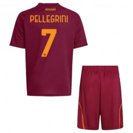 AS Roma Pellegrini 7 Hjemmedrakt Barn 2025-2026 Fotballdrakter
