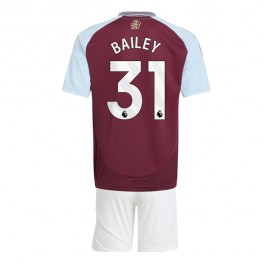 Aston Villa Bailey 31 Hjemmedrakt Barn 2024-2025 Fotballdrakter