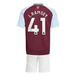 Aston Villa J.Ramsey 41 Hjemmedrakt Barn 2024-2025 Fotballdrakter