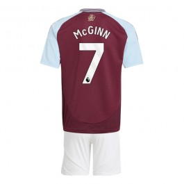 Aston Villa McGinn 7 Hjemmedrakt Barn 2024-2025 Fotballdrakter