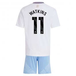 Aston Villa Watkins 11 Bortedrakt Barn 2024-2025 Fotballdrakter