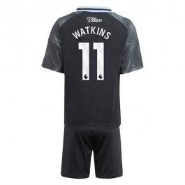 Aston Villa Watkins 11 Bortedrakt Barn 2025-2026 Fotballdrakter