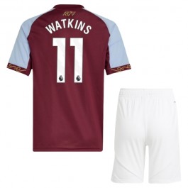 Aston Villa Watkins 11 Hjemmedrakt Barn 2025-2026 Fotballdrakter