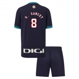 Athletic Bilbao O.Sancet 8 Bortedrakt Barn 2025-2026 Fotballdrakter