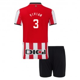 Athletic Bilbao Vivian 3 Hjemmedrakt Barn 2025-2026 Fotballdrakter