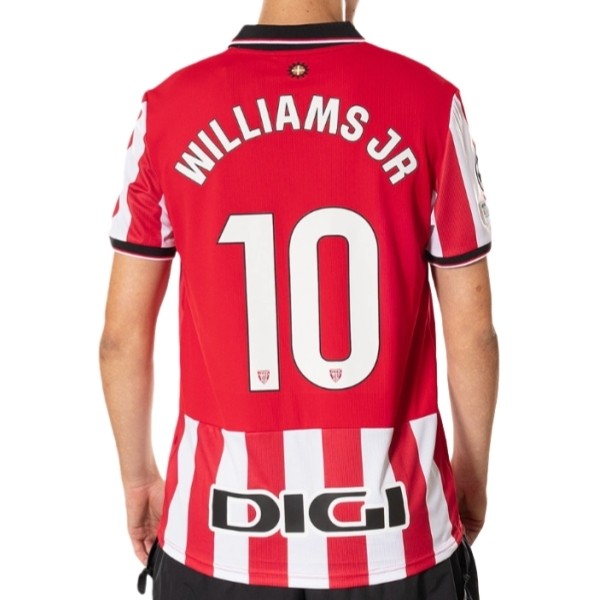 Athletic Bilbao Williams JR 10 Hjemmedraktsett 2025-2026 Fotballdrakter Athletic Bilbao Williams JR 10 Hjemmedraktsett 2025-2026 Fotballdrakter