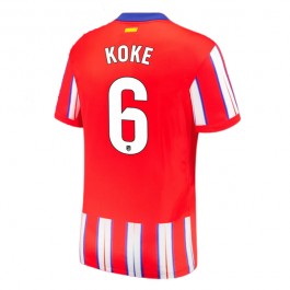 Atlético Madrid Koke 6 Hjemmedrakt 2024-2025 Fotballdrakter