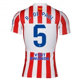 Atlético Madrid R.De Paul 5 Hjemmedrakt 2025-2026 Fotballdrakter