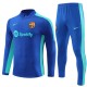 Barn FC Barcelona Treningsdresser 2023-24 - 1-4 Zip Navy