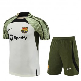 Barn FC Barcelona Treningstrøye Dress 2023-24 - Shorts Grønn
