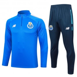 Barn FC Porto Treningsdresser 2023-24 - 1-4 Zip Blå
