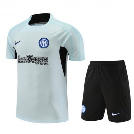 Barn Inter Milan Treningstrøye Dress 2023-24 - Shorts Svart